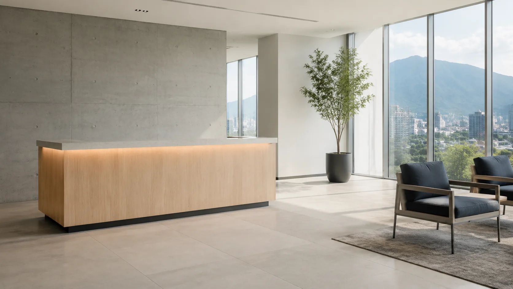 Recepción de las oficinas de RespAlta en Monterrey